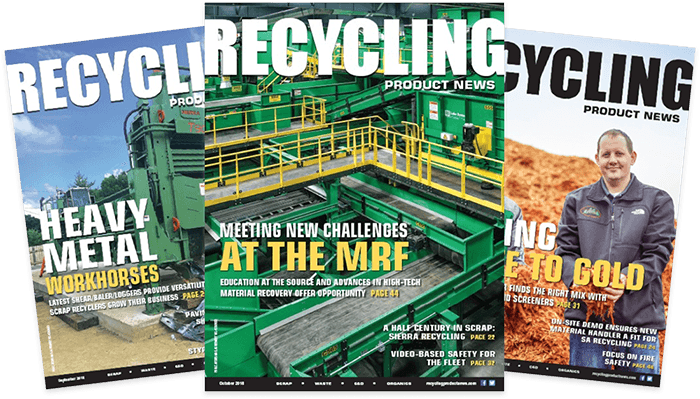 Get your cover of Recycling Product News